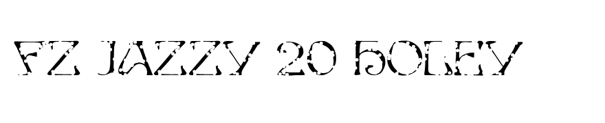 FZ JAZZY 20 HOLEY