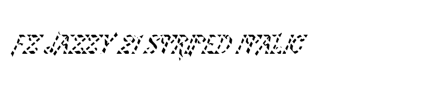 FZ JAZZY 21 STRIPED ITALIC
