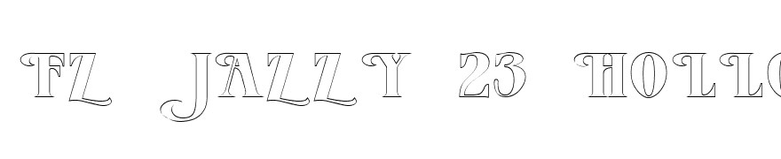 FZ JAZZY 23 HOLLOW EX
