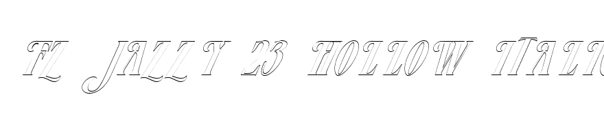 FZ JAZZY 23 HOLLOW ITALIC