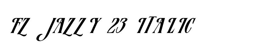 FZ JAZZY 23 ITALIC