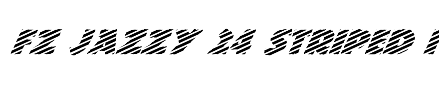 FZ JAZZY 24 STRIPED ITALIC