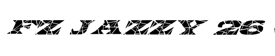 FZ JAZZY 26 CRACKED ITALIC