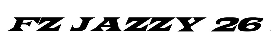 FZ JAZZY 26 ITALIC