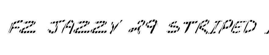 FZ JAZZY 29 STRIPED ITALIC