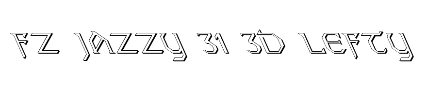 FZ JAZZY 31 3D LEFTY