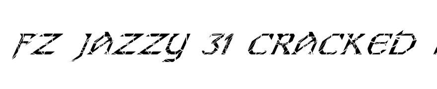 FZ JAZZY 31 CRACKED ITALIC