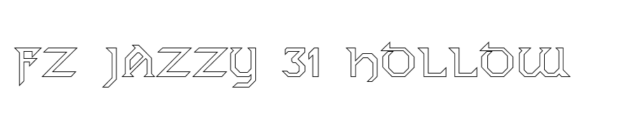 FZ JAZZY 31 HOLLOW
