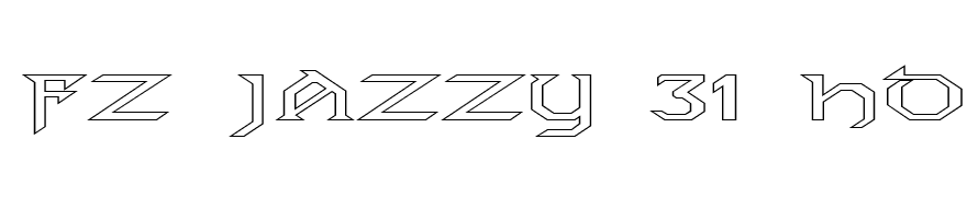 FZ JAZZY 31 HOLLOW EX