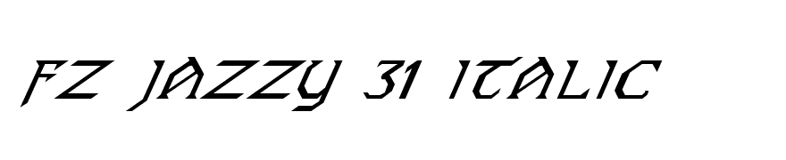 FZ JAZZY 31 ITALIC