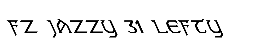 FZ JAZZY 31 LEFTY