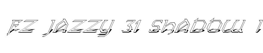 FZ JAZZY 31 SHADOW ITALIC
