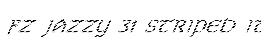 FZ JAZZY 31 STRIPED ITALIC