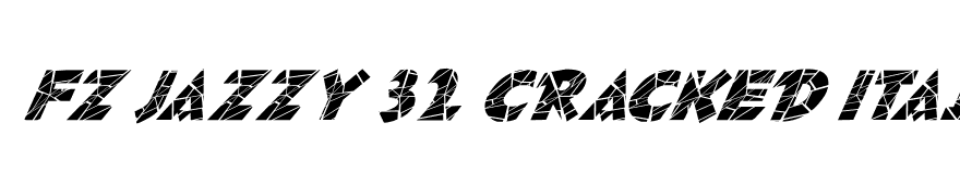 FZ JAZZY 32 CRACKED ITALIC