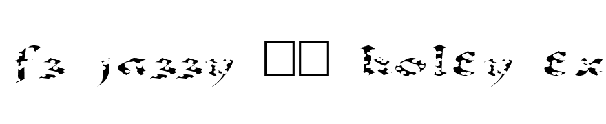 FZ JAZZY 33 HOLEY EX