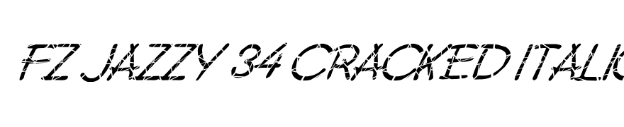 FZ JAZZY 34 CRACKED ITALIC