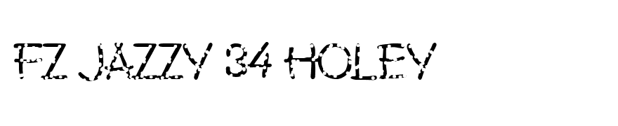 FZ JAZZY 34 HOLEY