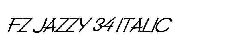 FZ JAZZY 34 ITALIC