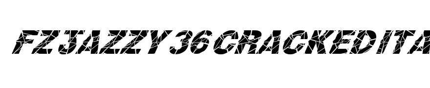 FZ JAZZY 36 CRACKED ITALIC