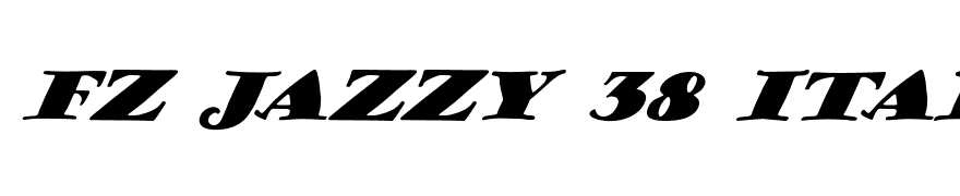 FZ JAZZY 38 ITALIC