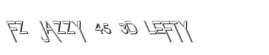 FZ JAZZY 45 3D LEFTY