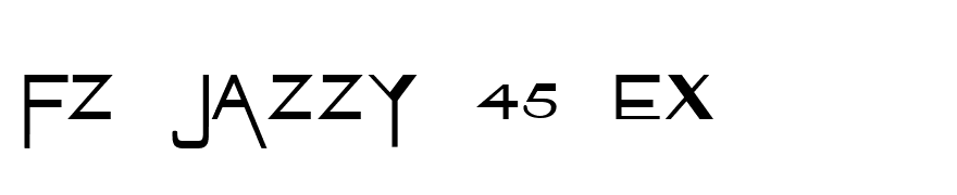 FZ JAZZY 45 EX