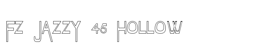 FZ JAZZY 45 HOLLOW