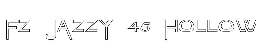 FZ JAZZY 45 HOLLOW EX