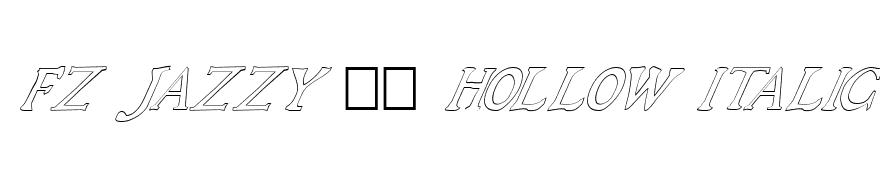 FZ JAZZY 48 HOLLOW ITALIC