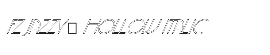 FZ JAZZY 5 HOLLOW ITALIC