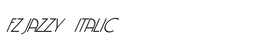 FZ JAZZY 5 ITALIC