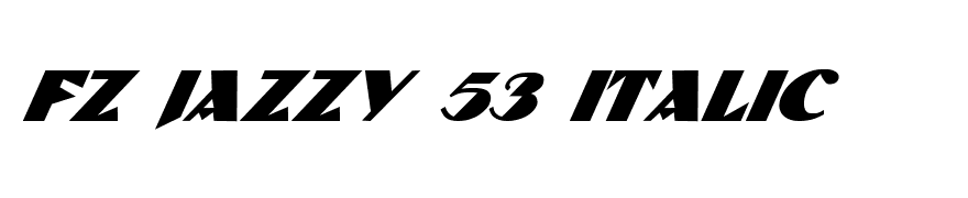 FZ JAZZY 53 ITALIC
