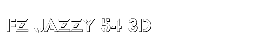 FZ JAZZY 54 3D