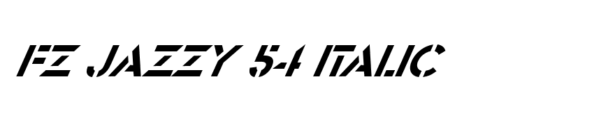 FZ JAZZY 54 ITALIC