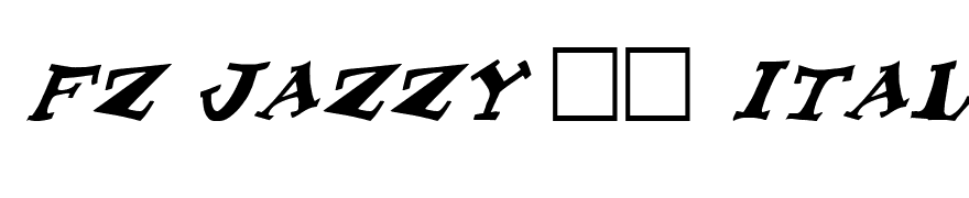 FZ JAZZY 55 ITALIC
