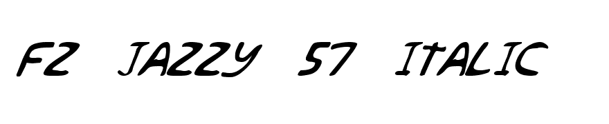 FZ JAZZY 57 ITALIC