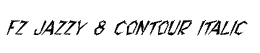 FZ JAZZY 8 CONTOUR ITALIC