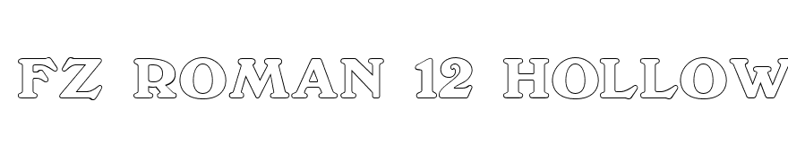 FZ ROMAN 12 HOLLOW