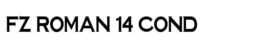 FZ ROMAN 14 COND