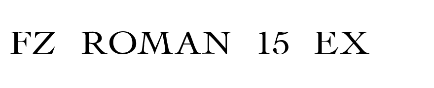 FZ ROMAN 15 EX