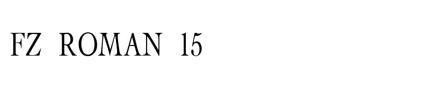 FZ ROMAN 15