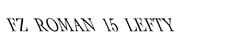 FZ ROMAN 15 LEFTY