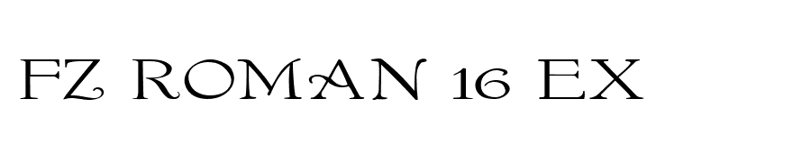 FZ ROMAN 16 EX