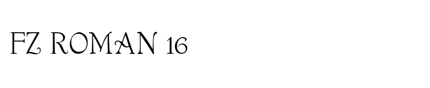 FZ ROMAN 16