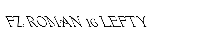 FZ ROMAN 16 LEFTY