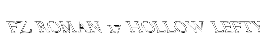 FZ ROMAN 17 HOLLOW LEFTY