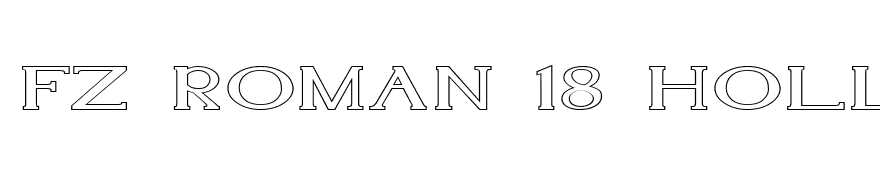 FZ ROMAN 18 HOLLOW EX