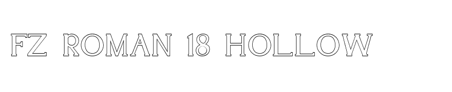 FZ ROMAN 18 HOLLOW