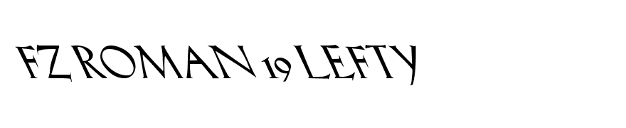 FZ ROMAN 19 LEFTY