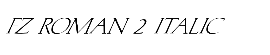 FZ ROMAN 2 ITALIC